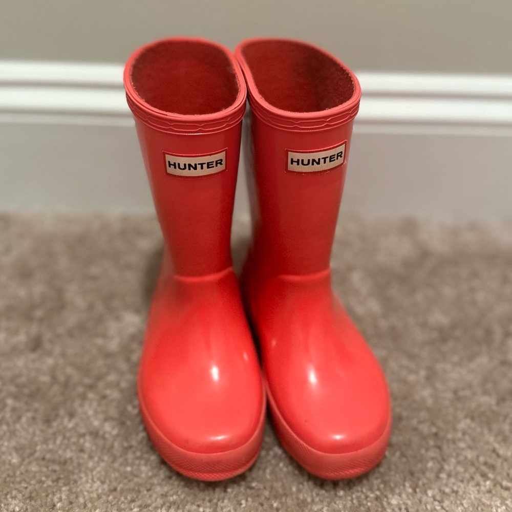 Hunter Boots In Raspberry
